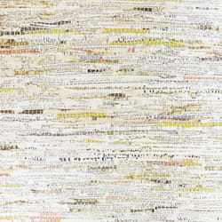 Grey Foil Shredded News Paper Wallpaper Modern Washable Wall Covering