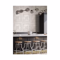 Metal Panel Wallpaper Modern Tile A Street Prints  Fine Decor
