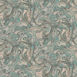 Fine Decor Marble Teal Silver Wallpaper Paste The Wall Textured Metallic Modern