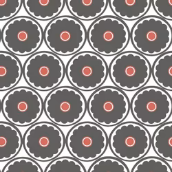 Red Black Aristas Floral Wallpaper Fine Decor Flower Paste The Wall