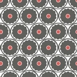 Red Black Aristas Floral Wallpaper Fine Decor Flower Paste The Wall