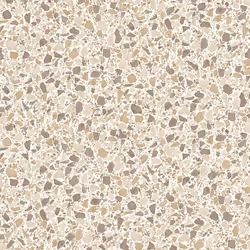 Fine Decor Terrazzo Beige Wallpaper Metallic Effect Textured