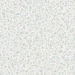 Fine Decor Terrazzo Blue Wallpaper Metallic Effect Textured