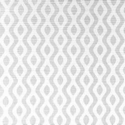Fine Decor Geometric Waves Grey Wallpaper Metallic Silver Paste The Wall