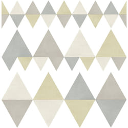 A Street Prints Stylish Triangle Grey Beige Wallpaper Modern Paste The Wall