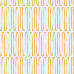 Lars Retro Wave Vinyl Wallpaper Fine Decor - Ochre
