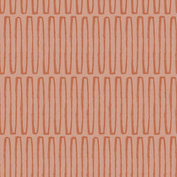 Lars Retro Wave Vinyl Wallpaper Fine Decor - Coral
