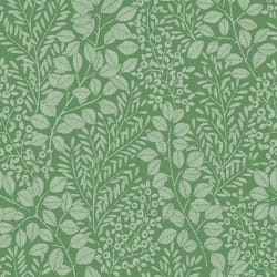 Elin Botanical Vinyl Wallpaper Fine Decor - Green