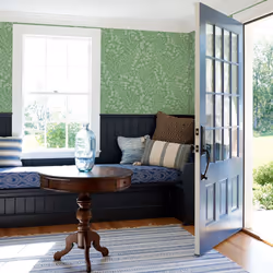 Elin Botanical Vinyl Wallpaper Fine Decor - Green