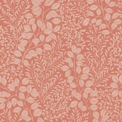 Elin Botanical Vinyl Wallpaper Fine Decor - Coral