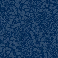 Elin Botanical Vinyl Wallpaper Fine Decor - Blue