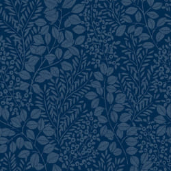 Elin Botanical Vinyl Wallpaper Fine Decor - Blue
