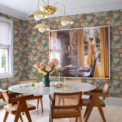 Karina Wildflower Garden Vinyl Wallpaper Fine Decor - Green
