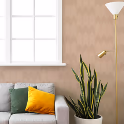 Nyle Chevron Stripe Vinyl Wallpaper Fine Decor - Blush