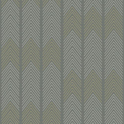 Nyle Chevron Stripe Vinyl Wallpaper Fine Decor - Charcoal
