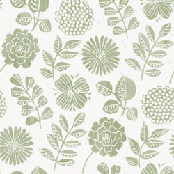 Inge Floral Vinyl Wallpaper Fine Decor - Green
