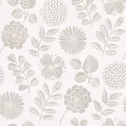 Inge Floral Vinyl Wallpaper Fine Decor - Grey