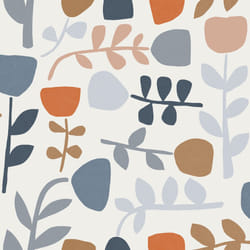 Juni Tulip Wallpaper Fine Decor - Blue/Red