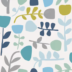 Juni Tulip Wallpaper Fine Decor - Teal