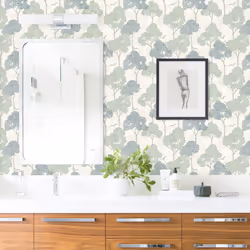 Lykke Tree Wallpaper Fine Decor - Green