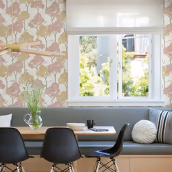 Lykke Tree Wallpaper Fine Decor - Coral