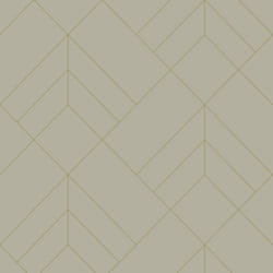 Sander Geometric Wallpaper Fine Decor - Beige/Gold