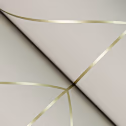 Sander Geometric Wallpaper Fine Decor - Beige/Gold