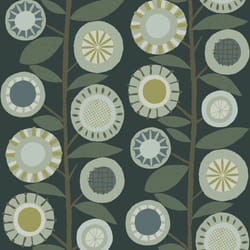 Sisu Floral Geometric Wallpaper Fine Decor