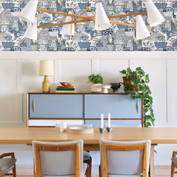 Fika Blissful Birds Wallpaper Fine Decor - Blue
