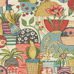 Fika Blissful Birds Wallpaper Fine Decor - Blue/Purple