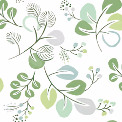 Jonah Leaf Trail Wallpaper Fine Decor - Green