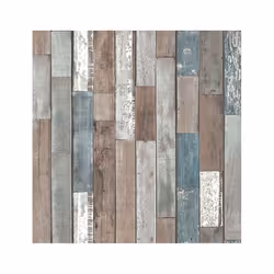 Blue Wood Reclaim Wallpaper Wooden Natural Rustic Planks Heavyweight Fine Decor