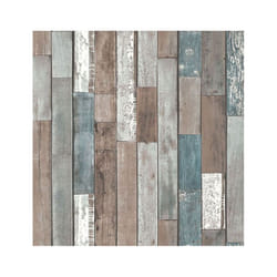 Blue Wood Reclaim Wallpaper Wooden Natural Rustic Planks Heavyweight Fine Decor