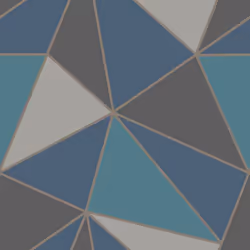 Fine Decor Apex Geo Aqua Navy Wallpaper