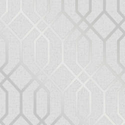 Fine Decor Quartz Trellis Silver Wallpaper FD42304