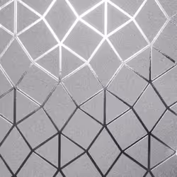 Fine Decor Platinum Geo Trellis Silver Wallpaper FD42489