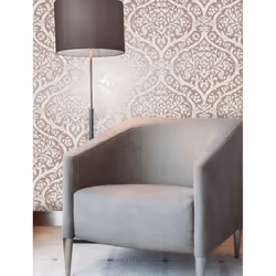 Fine Decor Sandringham Damask Rose Gold Wallpaper FD42533