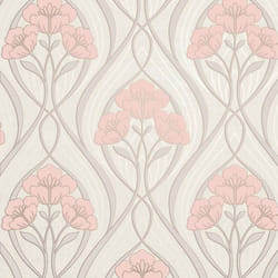 Fine Decor Evelyn Floral Blush Wallpaper FD42576