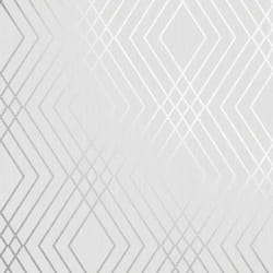 Fine Decor Shard Trellis Stone Silver Wallpaper FD42603