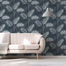 Fine Decor South Beach Navy Wallpaper FD42681