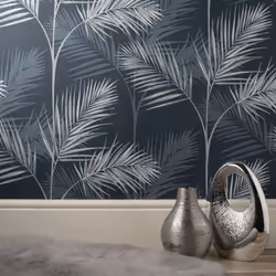 Fine Decor South Beach Navy Wallpaper FD42681