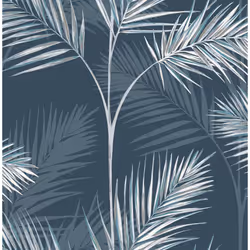 Fine Decor South Beach Navy Wallpaper FD42681
