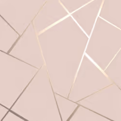 Fine Decor Quartz Fractal Blush Wallpaper FD42682