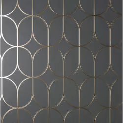 Platinum Rosco Trellis Charcoal Wallpaper
