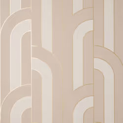 Fine Decor Cascade Arch Cream Gold Wallpaper FD42844