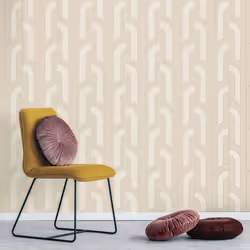 Fine Decor Cascade Arch Cream Gold Wallpaper FD42844