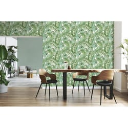 Fine Decor Maui Green Wallpaper FD42850