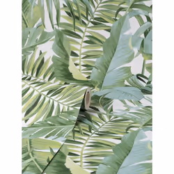 Fine Decor Maui Green Wallpaper FD42850