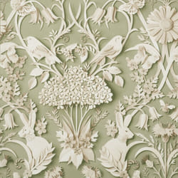 Fine Decor Woodland Sage Wallpaper FD42951