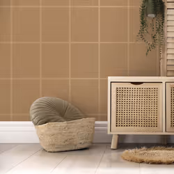 Fine Decor Camden Stitch Tan Wallpaper FD42991